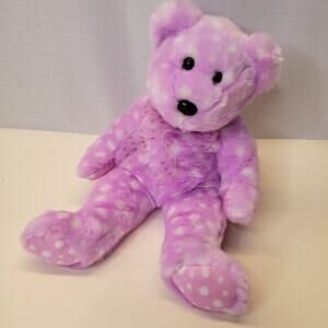 Ty Fizz Pink Polka Dot Oversized Beanie Baby 15",  No hanging tag